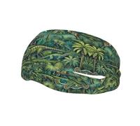 Mens Running Headband,Womens Sweatband Jurassic Dinosaur Lover Sports Hairband For Running,Basketball,Fitness