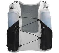 Men's Running Hydration Vest with 2 8.5 oz Soft Flasks, Low-Weight Water Vest with Adjustable Chest Straps, Breathable 3D Mesh, Phone Pocket, Multiple Storage for Gym, Training, Basketball