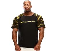 Men's Running Shirts, Workout Rag Top Size Medium, Breathable Fast-Drying Dry Fit Athletic Short Sleeve Tshirts, Training, Fitness, Sports, Soft Gym Clothes Men's T Shirt (Black Green -M)