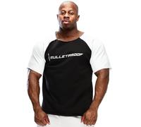 Men's Running Shirts, Workout Rag Top Size XXX Large, Breathable Fast-Drying Dry Fit Athletic Short Sleeve Tshirts, Training, Fitness, Sports, Soft Gym Clothes Men's T Shirt (Black White -3XL)