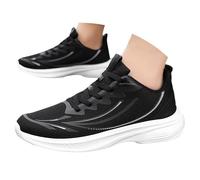 Mens Running Sneakers - Casual Athletic Trainers With Memory Foam Mesh Breathable Walking Shoes Fashion Lace Up Lightweight Jogging Sneaker Low Top Gym Trainer Zero-Drop Comfortable Shoes For Outdoor