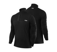 Men's Running Top TCA Fusion Half-Zip Long Sleeve Top Jacket Jersey Fleece