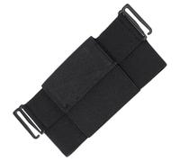 Men's Running Waist Pack Black Nylon Phone Pouch for Outdoor Use