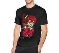 Men's Rurouni Kenshin Tee Novelty Short Sleeve Black T-Shirts Black S