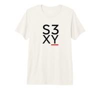 Mens S3XY Minimalist Wordplay Modern Typography Premium T-Shirt