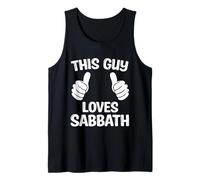 Mens Sabbath Keeper This Guy Loves Sabbath Seventh Day Adventist Tank Top
