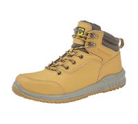 Mens Safety Boots Steel Toe Action Nubuck Leather Lace Up Work Hiking Ankle