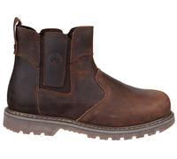 Mens Safety Dealer Boots Ambler FS165 Leather Steel Toe Cap Pull Ons UK4-13