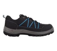 Mens Safety Lace Up Work Shoe with Steel Toe Cap ABSOLUTE FOOTWEAR Black 12
