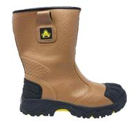 Mens Safety Rigger Boots Amblers FS143 S3 WR HRO SRC Leather Bump Toe Cap UK6-15