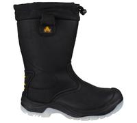 Mens Safety Rigger Boots Amblers FS209 Water Resistant Black Steel Toecap UK4-14