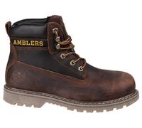 'FS164' Welted Safety Boots Amblers Brown 6