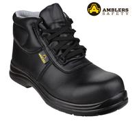 Amblers Safety Boot FS663 Metal-Free Water-Resistant Lace-Up Black Size 4