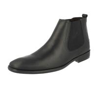 Mens SAFFRON waxy black / waxy brown boots By Base London £25.00