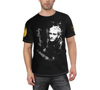 Men's Sam Singer Cooke T-Shirt Casual Short-Sleeve Tees Concert Merch Lightweight Tee-Shirt Black L