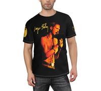 Men's Sam Singer Cooke T-Shirt Casual Short-Sleeve Tees Concert Merch Lightweight Tee-Shirt Black L