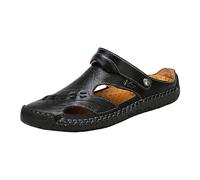 Men's Sandal Summer Sandals Breathable Hand Sewn PU Casual Style Ideal For Beach And International Trade