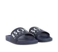 Men's Sandals Boss Solar Slide Logo Slip on Sliders in Blue
