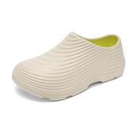 Mens Sandals Funny Mens Slippers Wide Fit Wedge Clogs Garden Shoes Non Slip Work Food Chef Shoe Restaurant Water Oil Nursing Arch Support Wide Shoes Pool Flip Flop Summer Beige