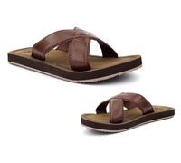 Mens Sandals Mens Mule Sandals Mens Faux Leather Sandals Boys Sandals Mens Flip Flops Mens Mules Mens Crossover Sandals Boys Summer Sandals Soft Insole Comfy Sandals Brown Sandals Size 8 UK