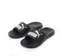 Men's Sandals Puma Adults Popcat Logo Slip on Sliders in Black