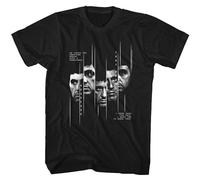 Mens Scarface Movie AL Pacino T-Shirt Waves Black Cotton SM - 5XL T-Shirt Black L