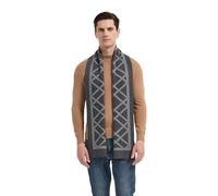 Men's Scarves Winter Classic Scarf Soft Warm Scarf Wool Scarf Soft Warm Knitted Scarf (Grey), Gray, 0