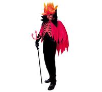 Mens Scary Devil Costume Medium UK 40/42" for Halloween Living Dead Fancy Dress