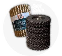Mens Scented Candle - Tyre Stack Candle by Glowsmith - Car Guy Gift | Automotive Art for Land Rover | 50 Hour Burn Time | Unique Man Cave Décor | Dark Opium Scent | Candles for Men