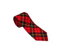 Men's Scottish Clan Tartan Necktie/Acrylic Wool Tartan Tie in Various Tartans by HoS (Wallace)