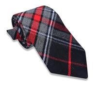 Men's Scottish Tartan Neck Tie Acrylic Wool 144cm Length 8.25 Width Traditional, Scotland, Gents Tartan Plaid Formal Casual Patterned Modern Classic NeckTie (Spirit of Bruce Highlander)