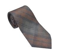 Men's Scottish Tartan Neck Tie Acrylic Wool 144cm Length 8.25 Width Traditional, Scotland, Gents Tartan Plaid Formal Casual Patterned Modern Classic NeckTie (Weathered Black Watch Tartan)