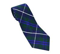 Men's Scottish Tartan Neck Tie Acrylic Wool 144cm Length 8.25 Width Traditional, Scotland, Gents Tartan Plaid Formal Casual Patterned Modern Classic NeckTie (Blue Douglas Tartan Necktie)
