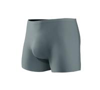 Men's Seamless Boxer Shorts See-Through Ice Silk Low Rise U Convex Pouch