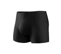 Men's Seamless Boxer Shorts, Sexy See-Through Ice Silk Trunk Shorts for Boyfriend, Breathable Thin Low Rise U Convex Pouch Pants, Solid Color Quick Dry Daily Lingerie Boxer Short Hipsters Underwear