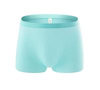 Men's Seamless Boxer Shorts, Ultra-Thin Breathable Underwear, Lightweight Elastic Waistband Briefs, Smooth Silky Feel Boxer Briefs, Invisible No-Trace Comfort Fit Shorts