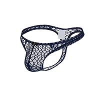 Mens See Through Briefs Mens Semi Sheer Swim Thongs And G Strings Sexy T Back Underwear Low Rise Visible Briefs Breathable Jockstraps Underpants Fishnet Hollow Out Panties Couple Erotic Trunks