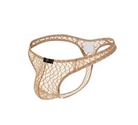 Mens See Through Briefs Mens Semi Sheer Swim Thongs And G Strings Sexy T Back Underwear Low Rise Visible Briefs Breathable Jockstraps Underpants Fishnet Hollow Out Panties Couple Erotic Trunks