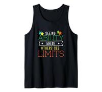 Mens Seeing Ability Where Others See Limits for A SpEd Educator Tank Top