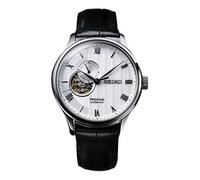 Men's SEIKO Watch PRESAGE Series Japan White Dial Belt Business 4R Movement Automatic / Mechanical Watch SSA379J1 F
