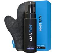 Men's Self-tan 200ml Dark Mousse with Mitt, scented with Credence by MANTAN