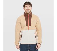 Columbia Men's Sequoia Grove Half Zip Fleece, Fleece Pull Over, Canoe/Dark Stone/Tobacco, Small