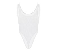 Men's Sexy Bodysuit One-Piece Jockstrap Jumpsuit High Cut Leotard Mesh See Through Thong Lace Sissy Maid Underwear Lingerie Briefs Bulge Pouch Swimwear Bikini Costume for Nightclub Pool Party Beach