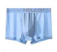 Men's Sexy Brief, Le Slip Francais Man Boxer Shorts Underwear Trendy Ice Silk Seamless for Men, Thin and Breathable