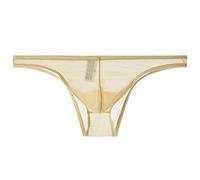 Mens Sexy Briefs See Through Sheer Boxer Mesh Underwear Shorts Trunks Mens Sheer Transparent Briefs Visible Erotic Panties Couple Ultra Tulle Underpants Translucent Fishnet Bikini Brief