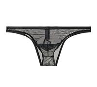 Mens Sexy Briefs See Through Sheer Boxer Mesh Underwear Shorts Trunks Mens Sheer Transparent Briefs Visible Erotic Panties Couple Ultra Tulle Underpants Translucent Fishnet Bikini Brief