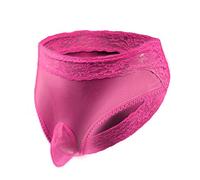 Men's Sexy Lace Briefs Slip String Boxer Bulge Pouch Thong Underwear for Men UK Hot Slips Thongs G-Strings Low Rise Tanga for Male Athletic Sports Underpants