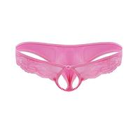 Mens Sexy Underwear with Pouch Thongs and G-Strings Jockstrap Bulge Enhancer Sports Supporters Male G Strings & Thongs Slutty Sissy Lingerie Plain G String Bikini Comfort Stretch Pink