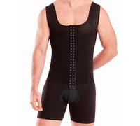 Mens Shapewear 361 Faja Colombiana para Hombre, Male Girdle Stomach Compression With Hooks and Control Abdobmen, Black, XXL