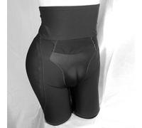 Men's Shaping Underwear Designed to Smooth Silhouette with Gaff and Camel Toe Concealment for Crossdressers and Transgender Individuals (XL Black)